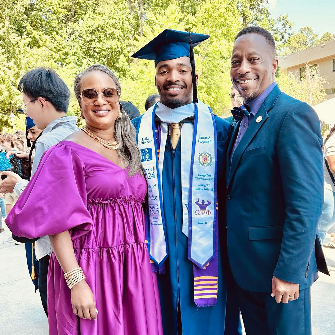 Celebrate the dawn of a new chapter as we proudly recognize another year of academic triumph with graduates hailing from esteemed institutions like Meharry College, Fisk University, Yale University, Georgia Military College, and most recently, Duke University. This moment marks a significant milestone for Skip, whose dedication and hard work have culminated in this impressive achievement. Embracing the spirit of perseverance, Skip's journey continues to inspire, guided by faith and resilience. Isaiah 40:31 embodies this sentiment beautifully, reminding us of the boundless strength and promise that lie ahead. Graduating class of 2024, take flight and soar to new heights, always remembering to keep faith at the forefront of your endeavors. Dive into this alumni network for support and share in the joy of lifelong learning and success. Connect with Duke University for resources and ways to stay involved in their vibrant community. Media Credit: Derrick Jackson