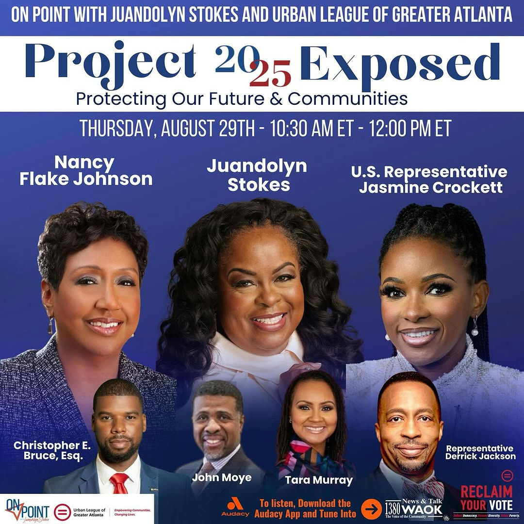 Dive into an enlightening conversation as I join an exceptional panel of leaders this morning on Atlanta News & Talk 1380 WAOK's "On Point with Juandolyn Stokes." This broadcast promises to offer a deep dive into current issues and insightful perspectives from those who are at the forefront of leadership. The discussion aims to engage, inform, and inspire listeners, bringing important topics to the forefront of community dialogue. Don't miss the opportunity to be part of this powerful exchange of ideas. Join the conversation live by clicking on the links provided: [Facebook Live](https://www.facebook.com/1380waok) or [YouTube Live](https://www.youtube.com/watch?v=AK2n6Gh7_yg). Tune in and be part of a community that values knowledge and growth. Media Credit: Derrick Jackson