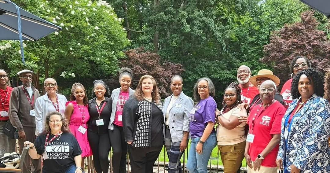 Witness a pivotal moment for the future of education as members of the Clayton County Association of Educators, the Georgia Association of Educators-Retired, and GAE President Lisa Morgan engage in meaningful dialogue with Kenya Wicks, the endorsed candidate for Senate District 34. Her candidacy stands out as she remains the sole pro-public education advocate in the upcoming runoff election. As a champion for educators and students alike, Wicks aims to bring substantial change and support to the communities of Clayton and Fayette counties. Ensure that support for quality education continues by casting your vote in favor of Kenya Wicks on June 18. For more details on how to register and participate in this critical election, follow Kenya Wicks' campaign or get involved with local educational organizations. Media Credit: Derrick Jackson